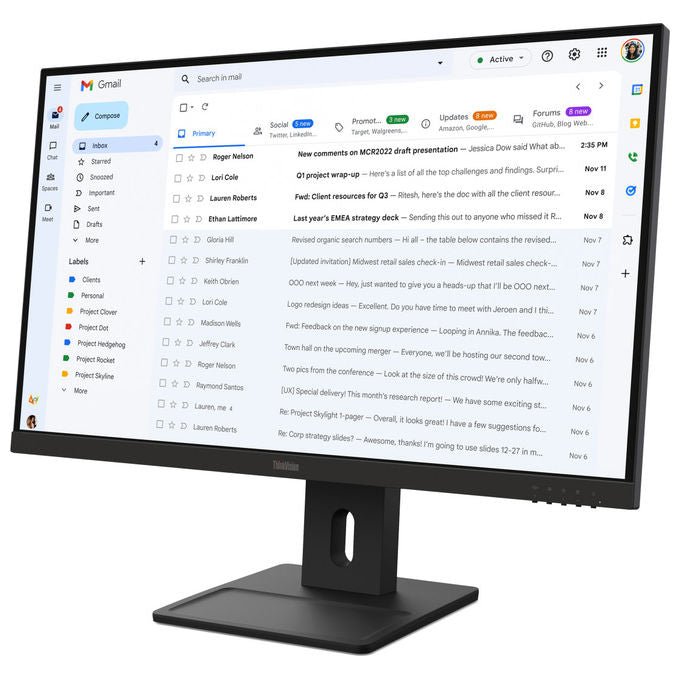 Lenovo ThinkVision E27-40 Monitor LED 27'' Full HD IPS Nero