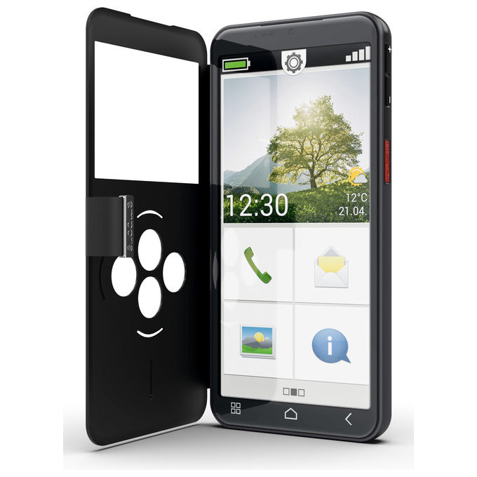 Emporia Smart.7lite Smartphone Android 15 6GB RAM 128GB Nero