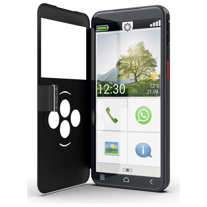 Emporia Smart.7lite Smartphone Android 15 6GB RAM 128GB Nero