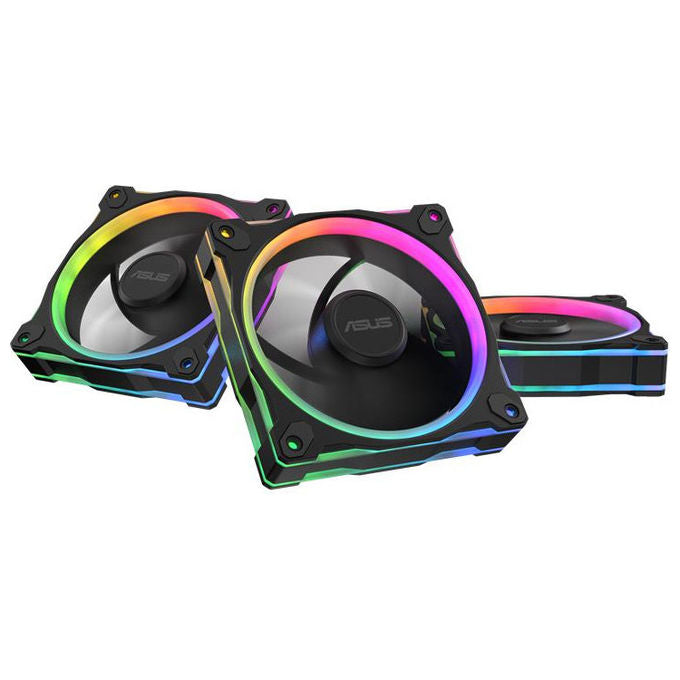 Asus Prime MR120 Ventola ARGB Reverse Nera 3 in 1
