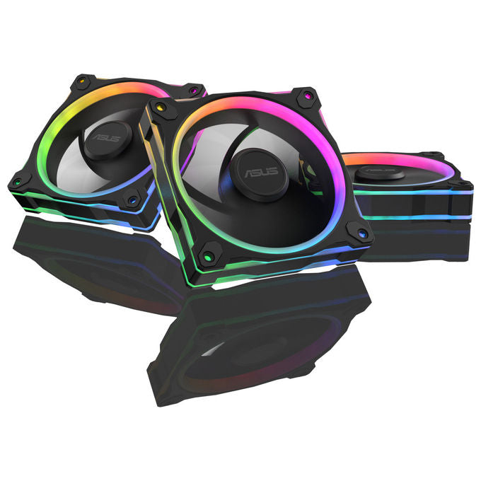 Asus Prime MR120 Ventola ARGB Reverse Nera 3 in 1