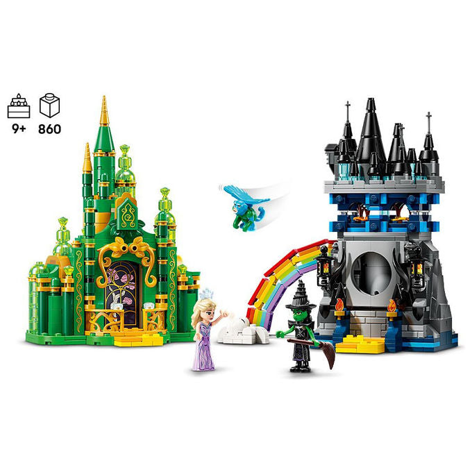 LEGO Citta' di Smeraldo e Castello Kiamo Ko Include Mini-doll Glinda e Elphaba 75689