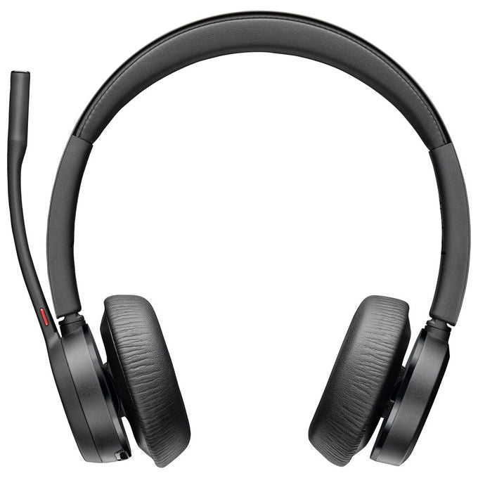 Poly Cuffie Voyager 4320 USB-C Bluetooth Con Dongle BT700 e Supporto di Ricarica