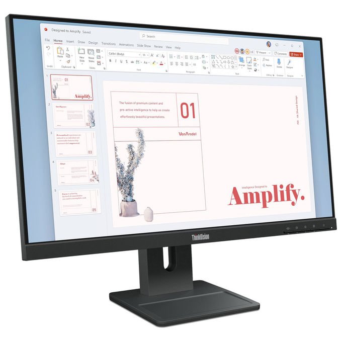 Lenovo ThinkVision E24-40 Monitor PC 23.8'' Full HD LCD Nero