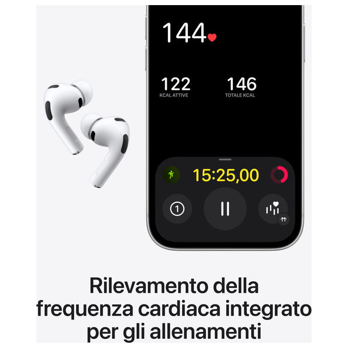 Apple AirPods Pro 3a Generazione True Wireless Bluetooth Bianco