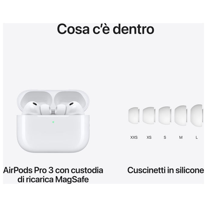 Apple AirPods Pro 3a Generazione True Wireless Bluetooth Bianco