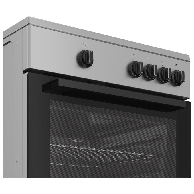 Indesit I6GGKMS Cucina a Gas 4 Fuochi Acciaio Inox 60 cm