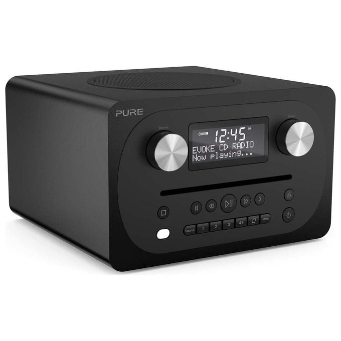 Pure Radio Digitale DAB+ FM Lettore CD Bluetooth Marrone-Noce