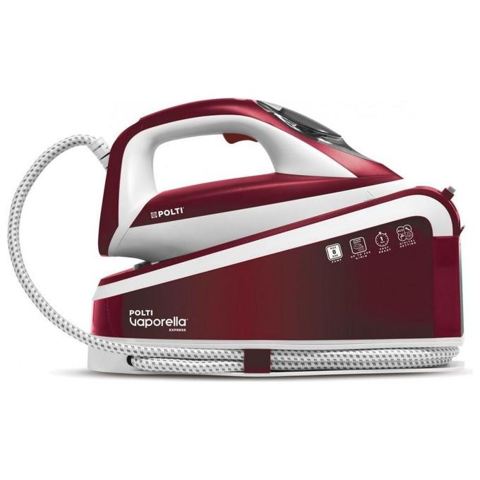Polti Vaporella Express VE30.40 Ferro da Stiro con Generatore di Vapore 1.6L 2100W Bianco-Rosso