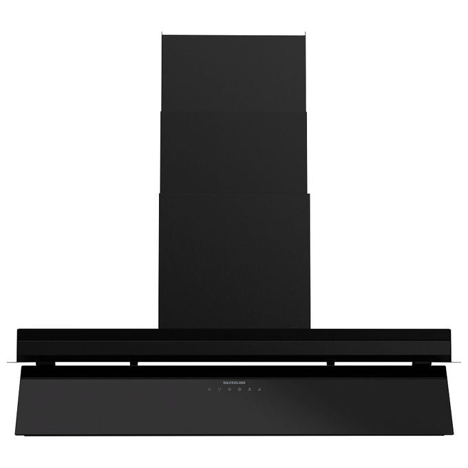 Silverline Cappa Integrata Aspirante 90 cm 648 m³-h Nero