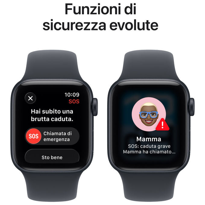 Apple Watch SE 3 GPS 40mm Alluminio Mezzanotte con Sport Band Mezzanotte