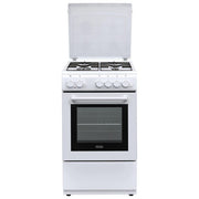 De Longhi Cucina a Gas con Forno Elettrico 4 Fornelli 50 cm 74 L