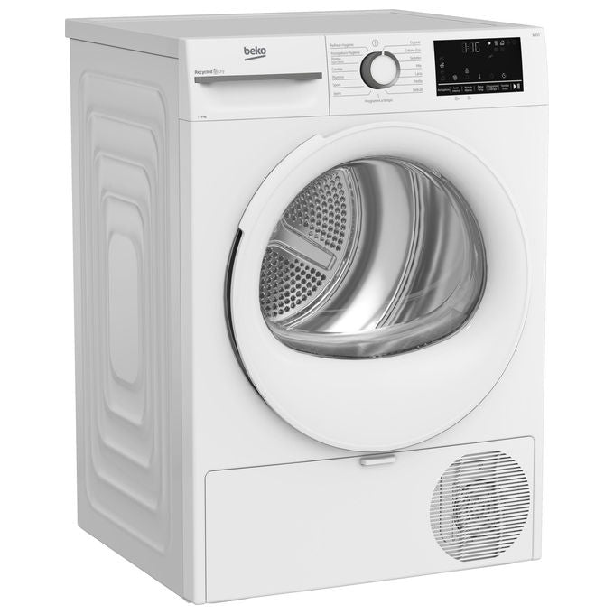 BEKO BMT481WIIT Asciugatrice a Pompa di Calore 8 kg Libera Installazione Classe C Bianco