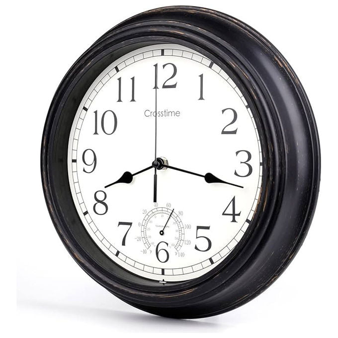 Lowell Orologio da Parete Impermeabile Piscina 34 cm Silenzioso