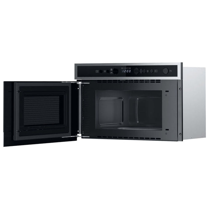 Whirlpool Microonde con Grill Inox Display Digitale Funzione Crisp 22 Litri