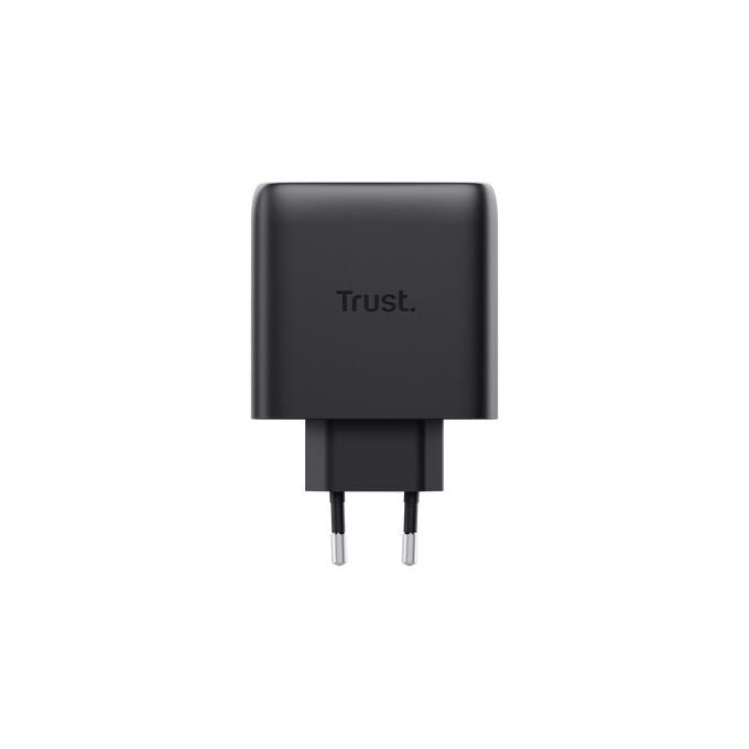 Trust Caricabatteria USB-C GaN 65W 2 Porte Ricarica Rapida