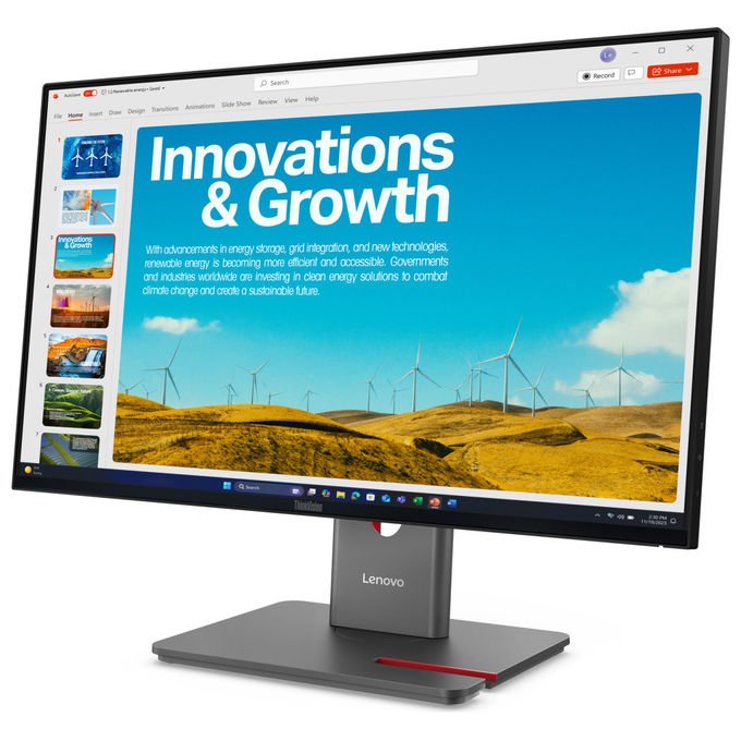 Lenovo ThinkVision P24QD-40 Monitor LED 23.8'' Quad HD Nero