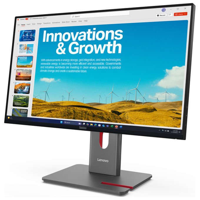 Lenovo ThinkVision P24QD-40 Monitor LED 23.8'' Quad HD Nero