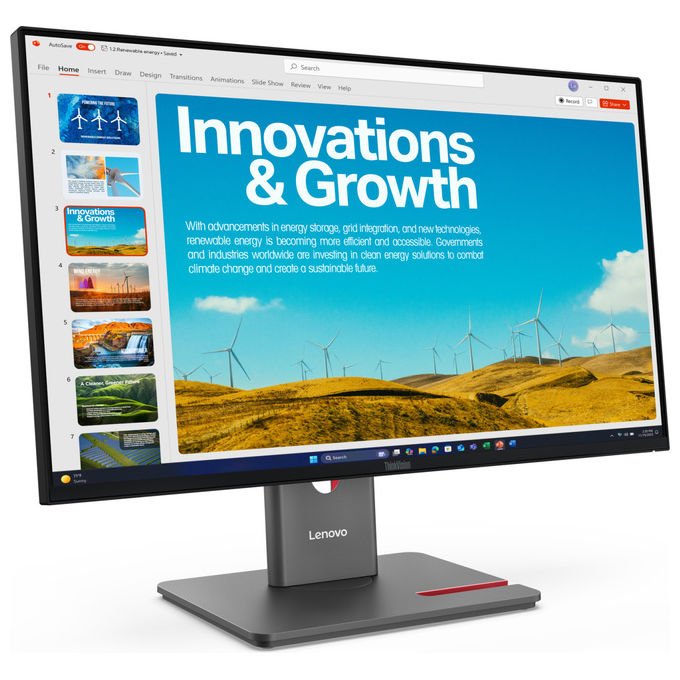 Lenovo ThinkVision P24QD-40 Monitor LED 23.8'' Quad HD Nero