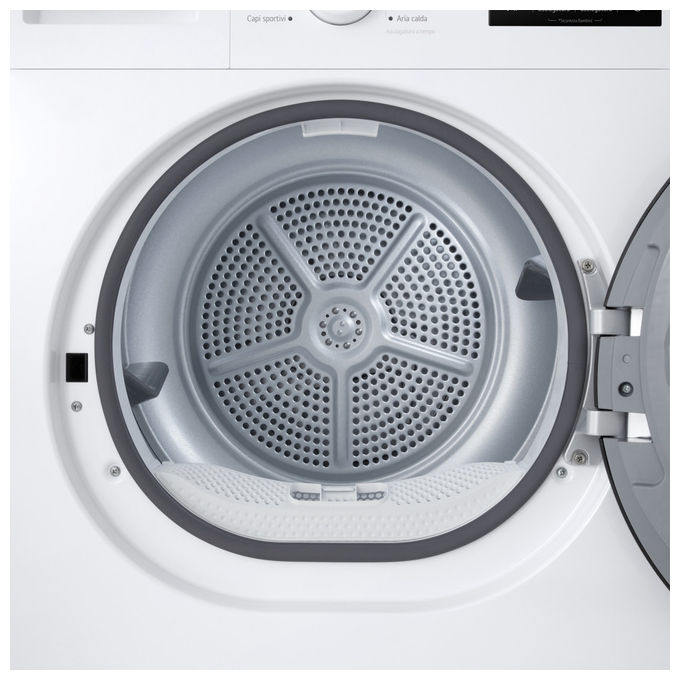 LG RNA1008NWK Asciugatrice Pompa di Calore 8 Kg Classe D 8 Programmi Sensore Asciugatura (85x60x60 cm) colore Bianco