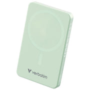 Verbatim Power Bank 5000mAh Ricarica Wireless Verde