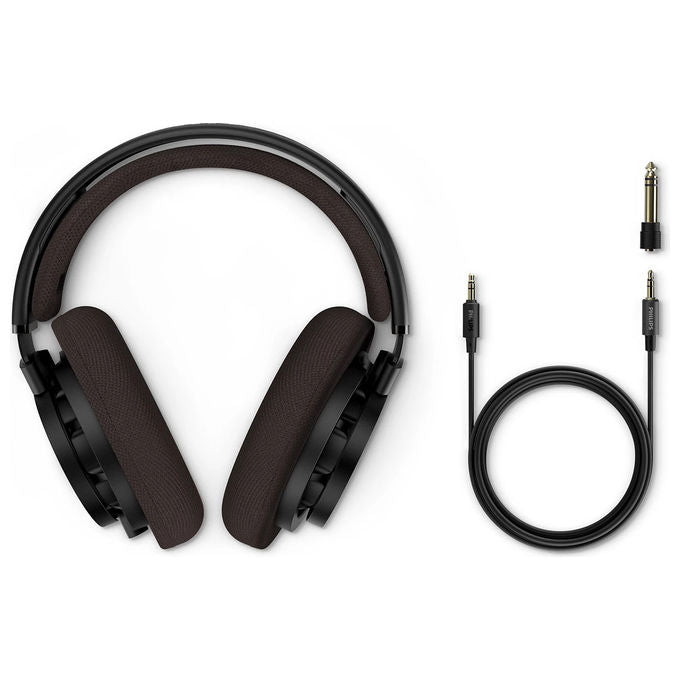 Philips SHP9500CY-00 Cuffie Over-Ear Cablate Nero Marrone