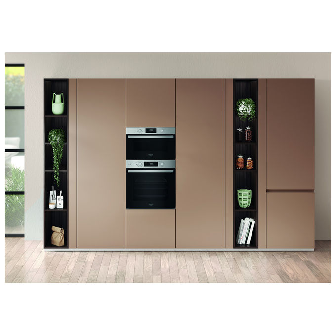 Hotpoint Microonde con Grill 31 L 1000 W Acciaio Inox HAD K52CU