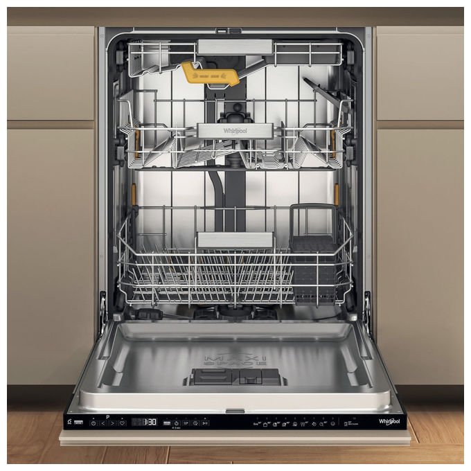 Whirlpool Lavastoviglie da Incasso 60 cm 15 Coperti Classe A Nero