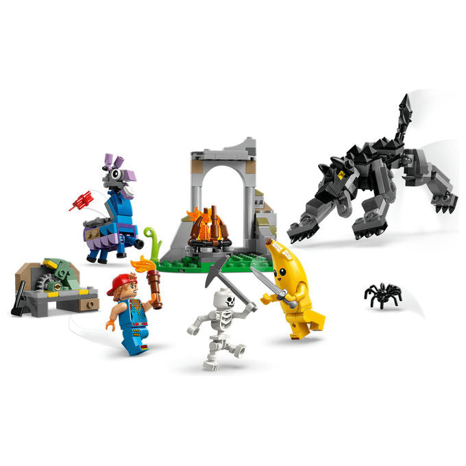 LEGO Fortnite Campo di Bananita e Starter Set Costruzioni 250 Pezzi 7+ Anni