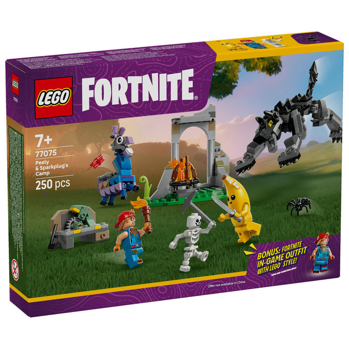 LEGO Fortnite Campo di Bananita e Starter Set Costruzioni 250 Pezzi 7+ Anni