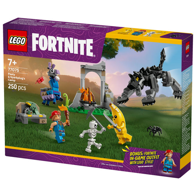LEGO Fortnite Campo di Bananita e Starter Set Costruzioni 250 Pezzi 7+ Anni