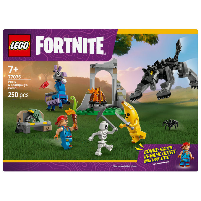 LEGO Fortnite Campo di Bananita e Starter Set Costruzioni 250 Pezzi 7+ Anni
