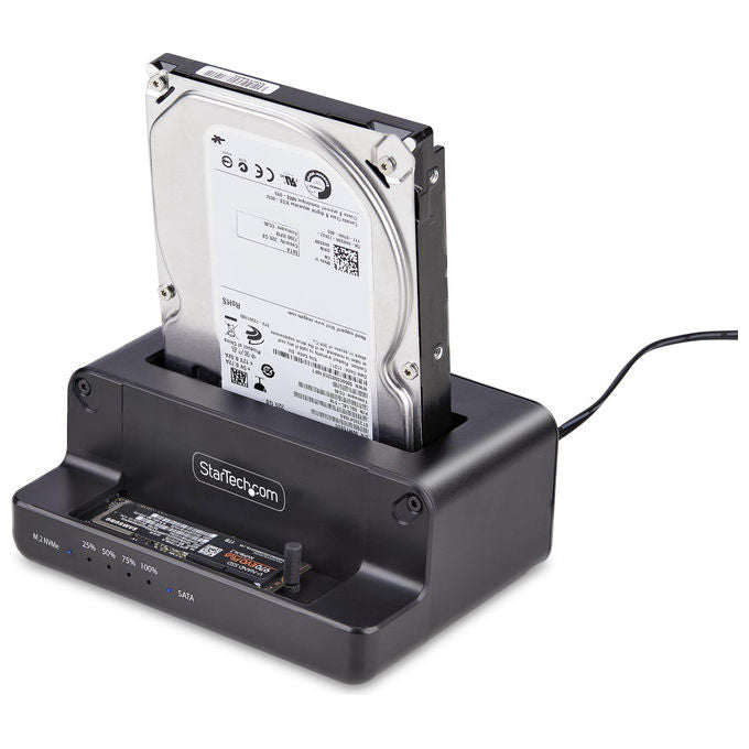 StarTech.com Duplicatore SSD M.2 NVMe a 2.5-3.5 SATA Clonatore Autonomo Bidirezionale Doppio Slot