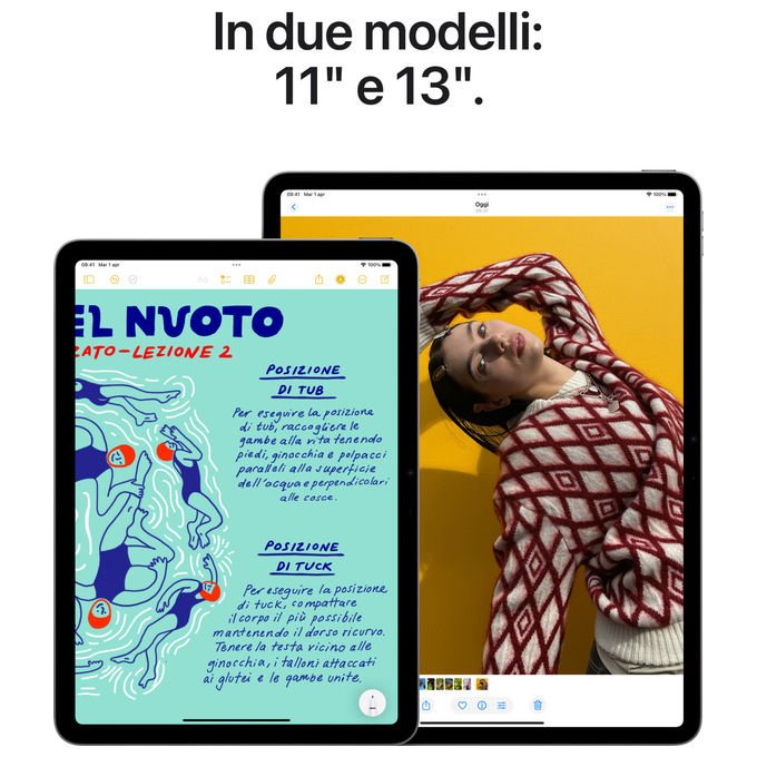 Apple iPad Air 13 pollici Wi-Fi 512GB Galassia
