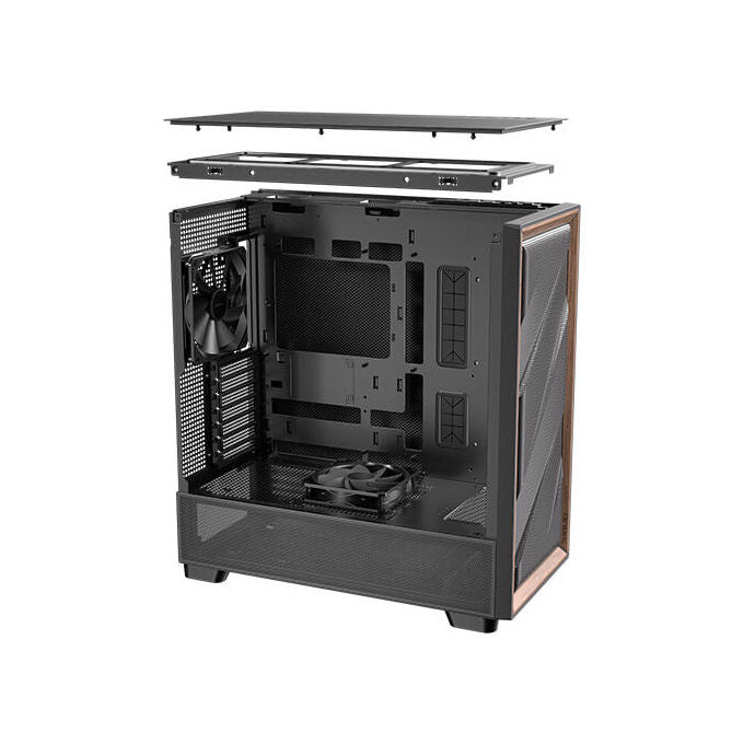 Antec Case Midi Tower Nero Legno FLUX SE