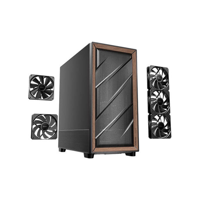 Antec Case Midi Tower Nero Legno FLUX SE