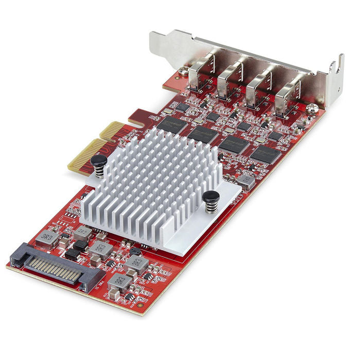 StarTech.com Scheda PCIe USB-C 4 Porte USB 3.2 10Gbps 4 Controller Indipendenti