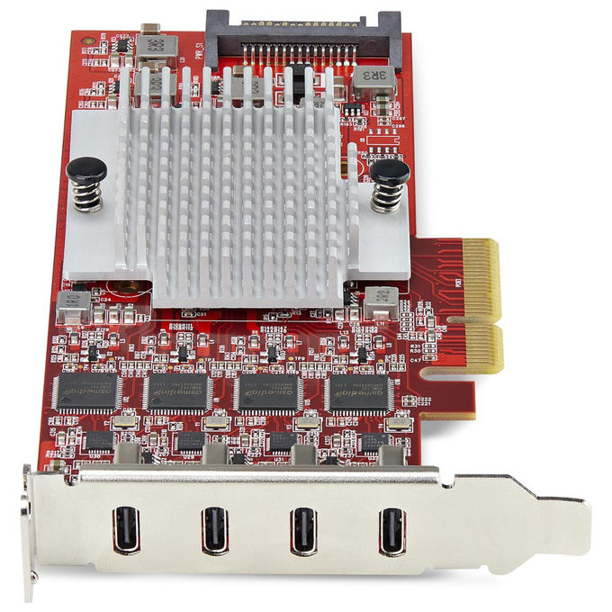 StarTech.com Scheda PCIe USB-C 4 Porte USB 3.2 10Gbps 4 Controller Indipendenti