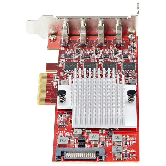 StarTech.com Scheda PCIe USB-C 4 Porte USB 3.2 10Gbps 4 Controller Indipendenti