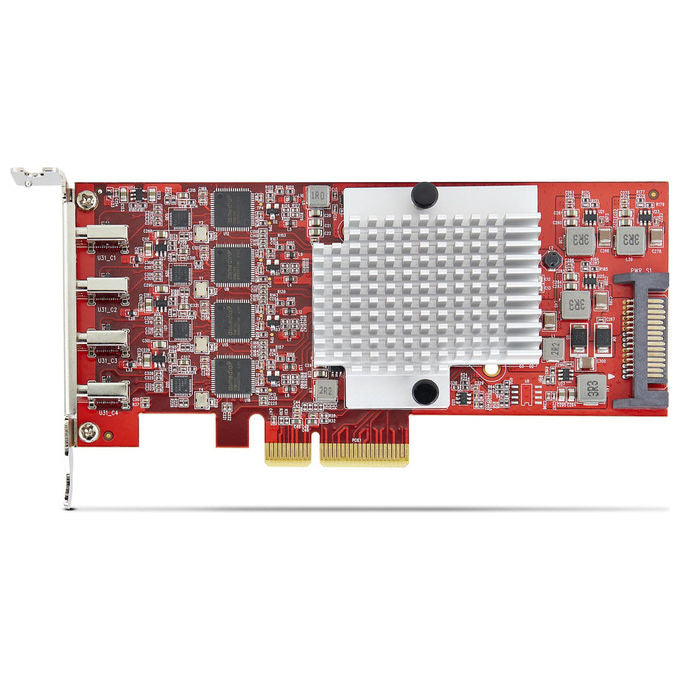 StarTech.com Scheda PCIe USB-C 4 Porte USB 3.2 10Gbps 4 Controller Indipendenti