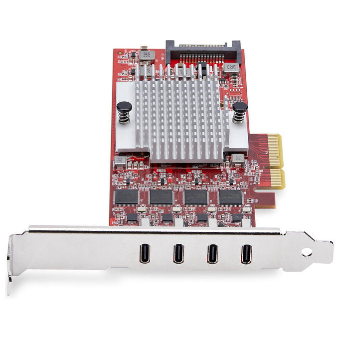 StarTech.com Scheda PCIe USB-C 4 Porte USB 3.2 10Gbps Espansione PCI Express Windows-Linux-macOS