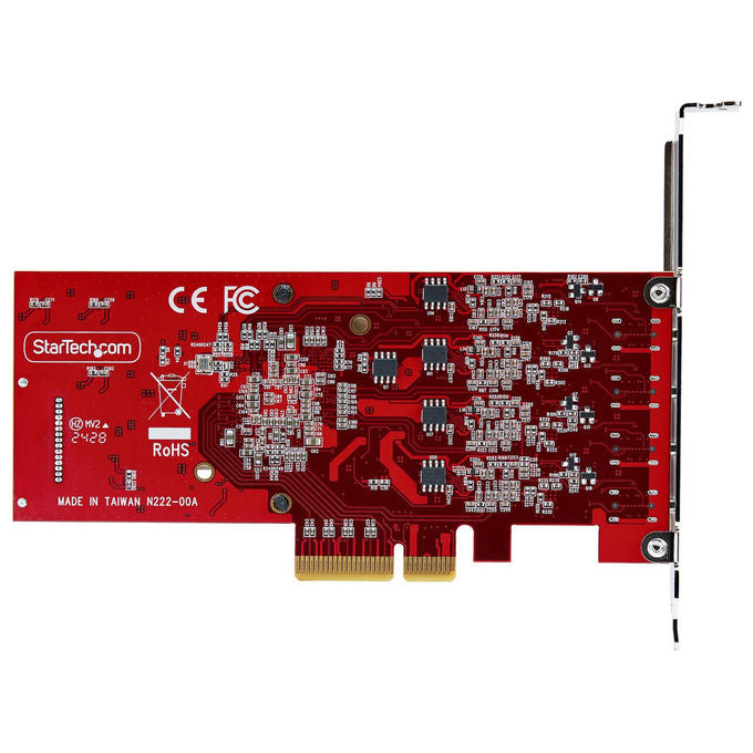 StarTech.com Scheda PCIe USB-C 4 Porte USB 3.2 10Gbps Espansione PCI Express Windows-Linux-macOS