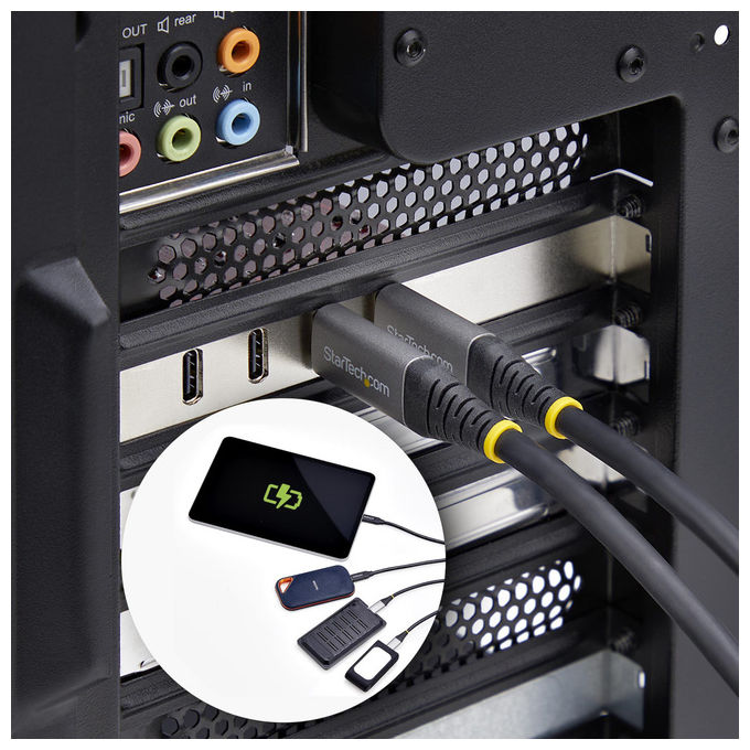 StarTech.com Scheda PCIe USB-C 4 Porte USB 3.2 10Gbps Espansione PCI Express Windows-Linux-macOS