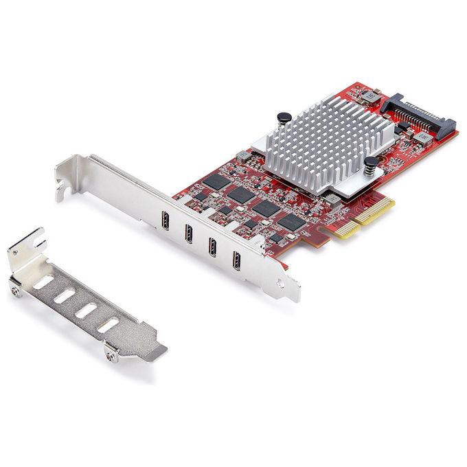 StarTech.com Scheda PCIe USB-C 4 Porte USB 3.2 10Gbps Espansione PCI Express Windows-Linux-macOS