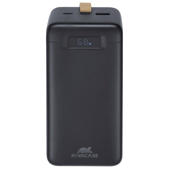 Rivacase Batteria Portatile 40000mAh Power Delivery 65W Ricarica Rapida Nero