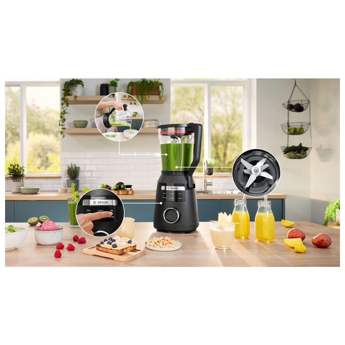 Bosch Frullatore Serie 6 MMB6652B 2 L 1800 W Nero