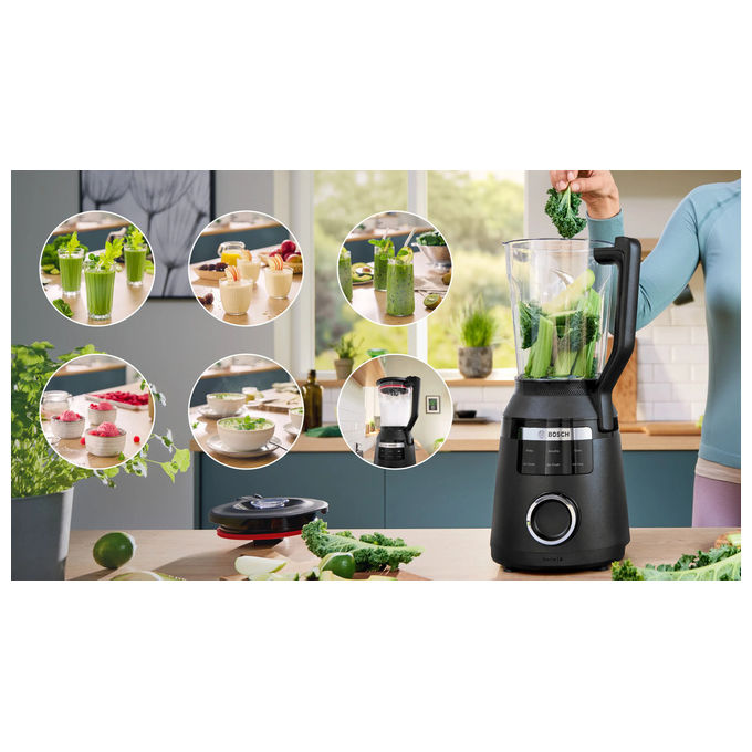 Bosch Frullatore Serie 6 MMB6652B 2 L 1800 W Nero