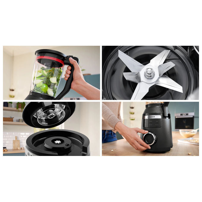 Bosch Frullatore Serie 6 MMB6652B 2 L 1800 W Nero