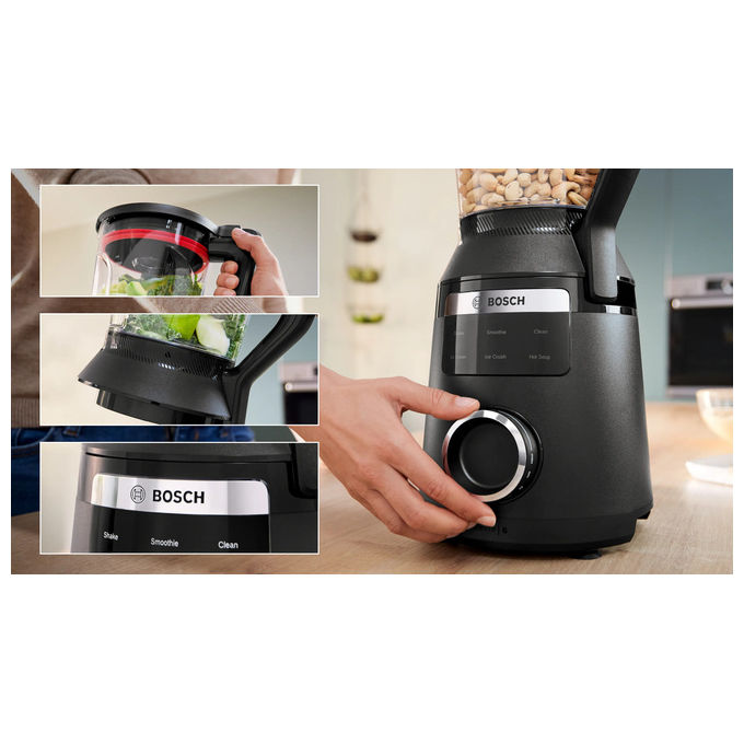 Bosch Frullatore Serie 6 MMB6652B 2 L 1800 W Nero