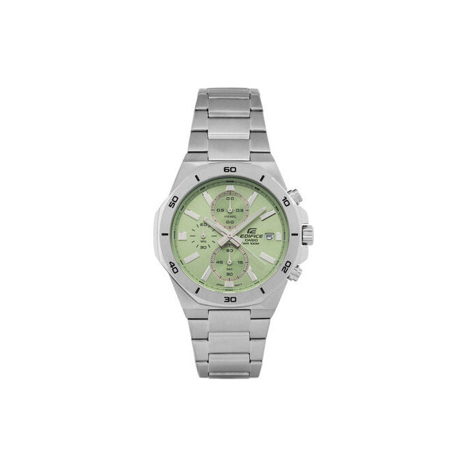 Casio Orologio Cronografo Uomo Edifice EFV-640D-3AVUEF Acciaio Verde
